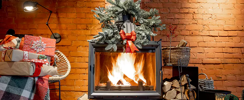 Travis Industries Linear Gas Fireplace Installation in Natchitoches, Louisiana